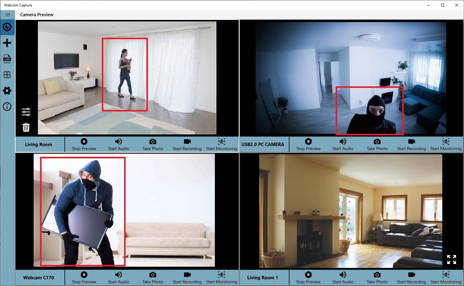 Webcam Surveillance